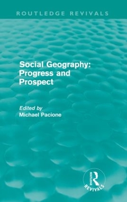 Social Geography by Michael Pacione