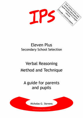 Verbal Reasoning - Method and Technique book