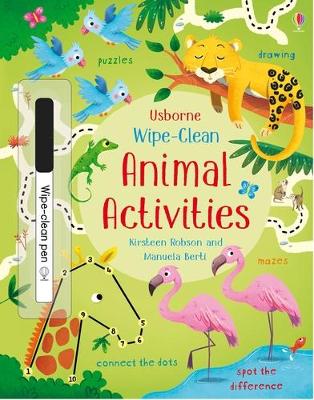 Wipe-Clean Animal Activities by Kirsteen Robson