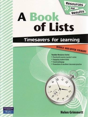 Book of Lists book