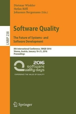 Software Quality. The Future of Systems- and Software Development book