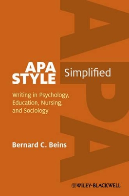 APA Style Simplified by Bernard C. Beins