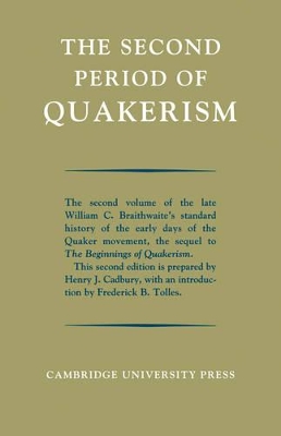 Second Period of Quakerism book