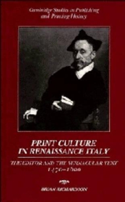 Print Culture in Renaissance Italy book
