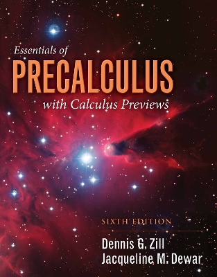 Essentials Of Precalculus With Calculus Previews by Dennis G. Zill