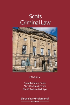 Scots Criminal Law book