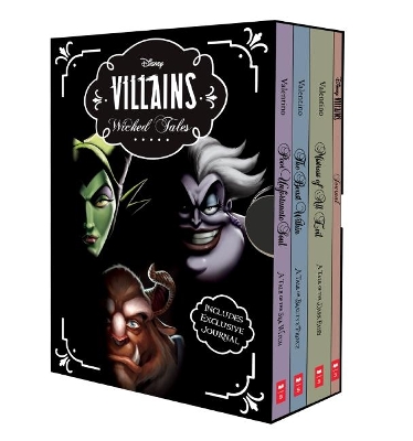 Disney: Villains Wicked Tales Boxed Set (Books 1-3 and Journal) book