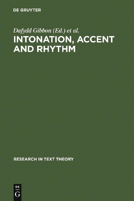 Intonation, Accent and Rhythm book