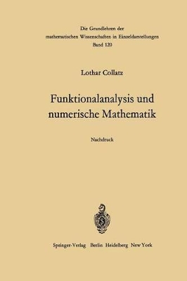 Funktionalanalysis und numerische Mathematik book