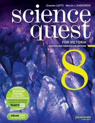 Science Quest 8 for Victoria Australian Curriculum Edition & LearnON book