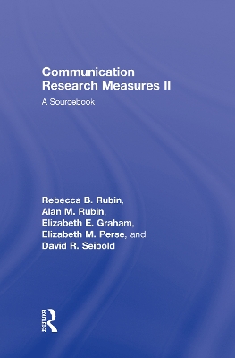 Communication Research Measures II by Rebecca B. Rubin