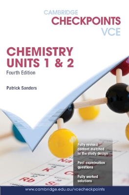 Cambridge Checkpoints VCE Chemistry Units 1&2 book