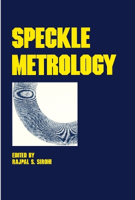 Speckle Metrology book