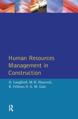 Human Resources Management in Construction book