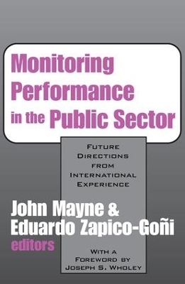 Monitoring Performance in the Public Sector by John Winston Mayne