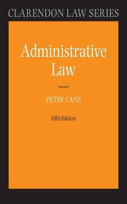 Administrative Law by Peter Cane