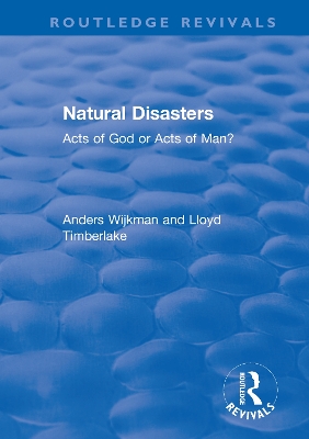 Natural Disasters: Acts of God or Acts of Man? book