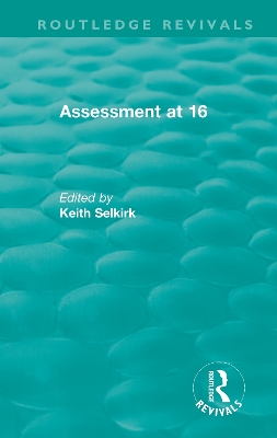 Assessment at 16 book