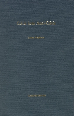 Critic into Anti-critic book