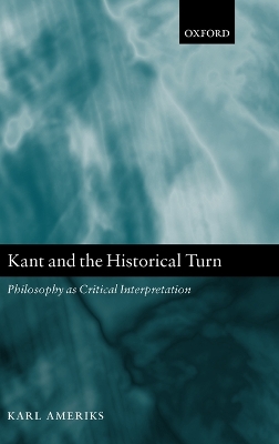 Kant and the Historical Turn book