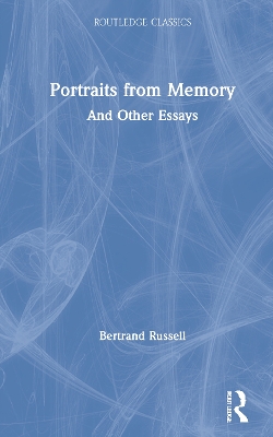 Portraits from Memory: And Other Essays book