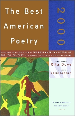 The Best American Poetry 2000 by David Lehman