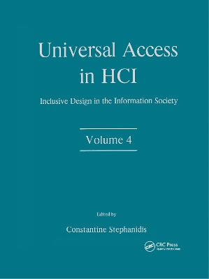 Universal Access in HCI book