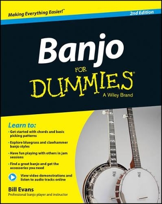 Banjo For Dummies by Bill Evans