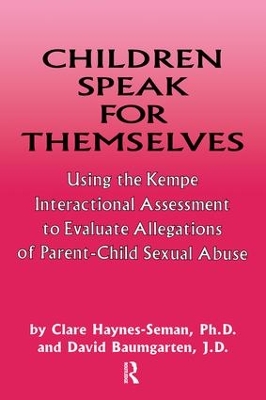 Children Speak For Themselves by Clare Haynes-Seman