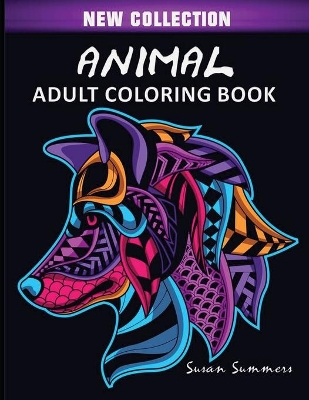 Animal Adult Coloring Book book