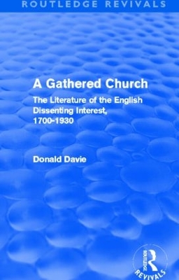 A Gathered Church by Donald Davie