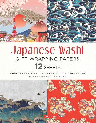 Japanese Washi Gift Wrapping Papers - 12 Sheets: 18 x 24 inch (45 x 61 cm) Wrapping Paper book