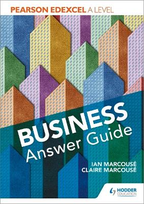 Pearson Edexcel A level Business Answer Guide book