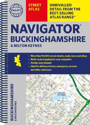 Philip's Navigator Street Atlas Buckinghamshire and Milton Keynes book
