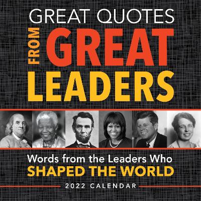2022 Great Quotes From Great Leaders Boxed Calendar by Sourcebooks