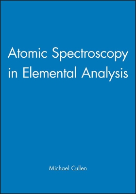 Atomic Spectroscopy in Elemental Analysis book