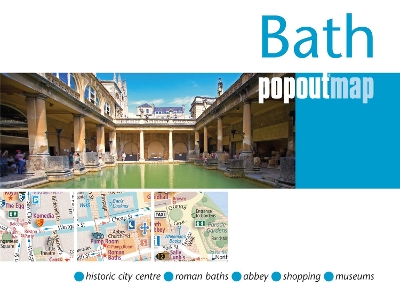 Bath PopOut Map by PopOut Maps