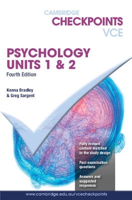 Cambridge Checkpoints VCE Psychology Units 1&2 book