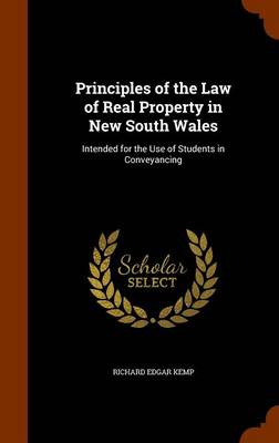 Principles of the Law of Real Property in New South Wales book
