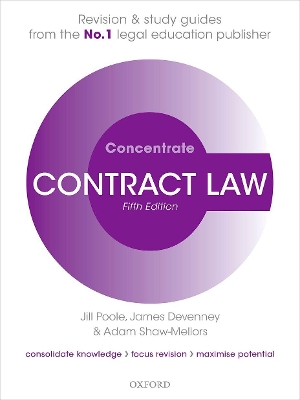 Contract Law Concentrate: Law Revision and Study Guide book