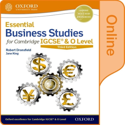 Essential Business Studies for Cambridge IGCSE & O Level: Online Student Book book