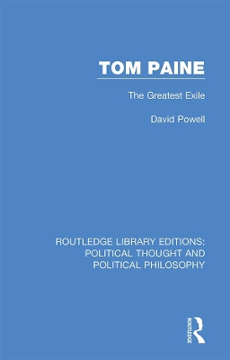 Tom Paine: The Greatest Exile book