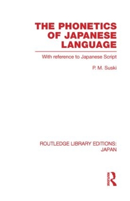 Phonetics of Japanese Language book