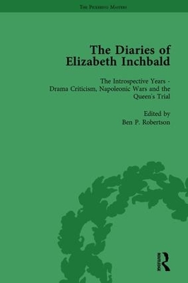 The Diaries of Elizabeth Inchbald Vol 3 book