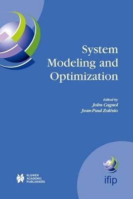 System Modeling and Optimization by John Cagnol