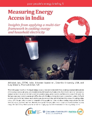 Measuring Energy Access in India: Insights from applying a multi-tier framework in cooking energy and household electricity book