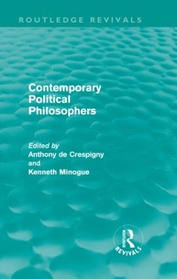 Contemporary Political Philosophers book