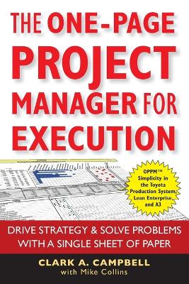 One-Page Project Manager for Execution book