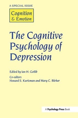 Cognitive Psychology of Depression book