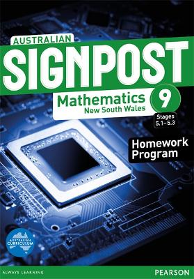 Australian Signpost Mathematics New South Wales 9 (5.1-5.3) Homework Program book